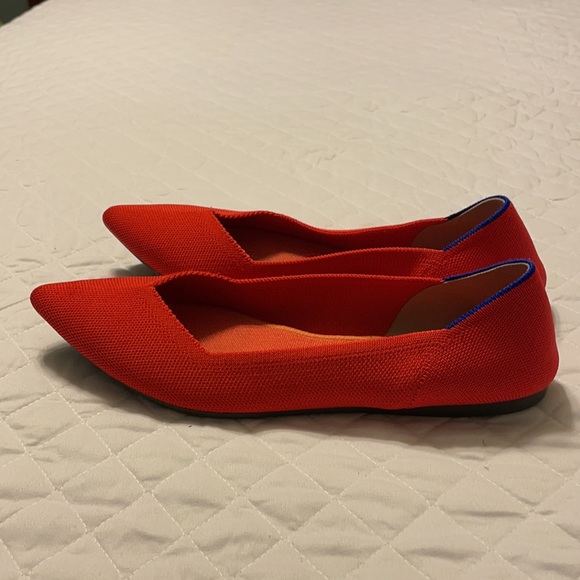 Rothy’s Red Points size 10.5 / EU 41.5 - Picture 4 of 8